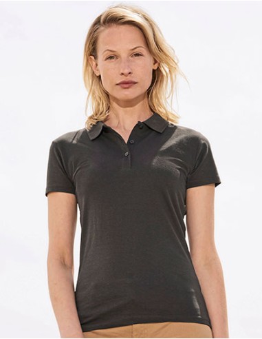 S-11376-Womens Jersey Polo Shirt Prescott